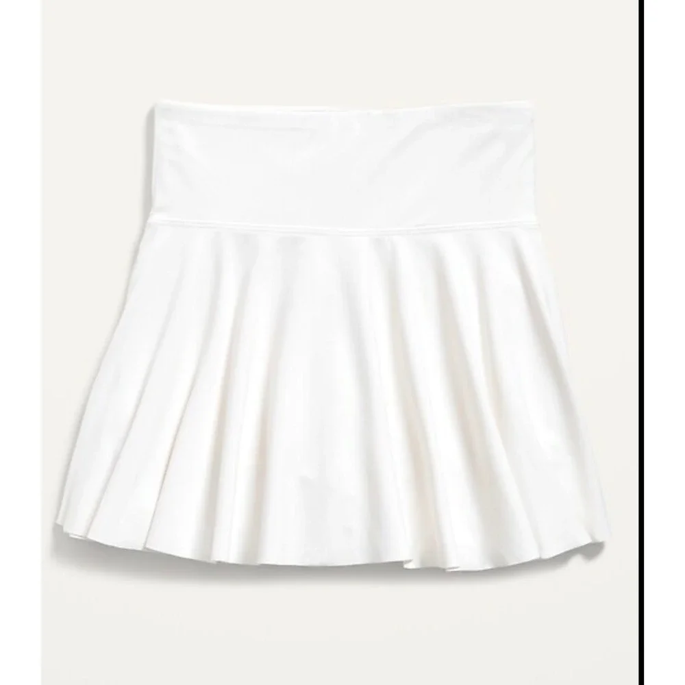 Old Navy Active Girls White Powersoft Go-Dry Cool Athletic Skort Size L 10-12